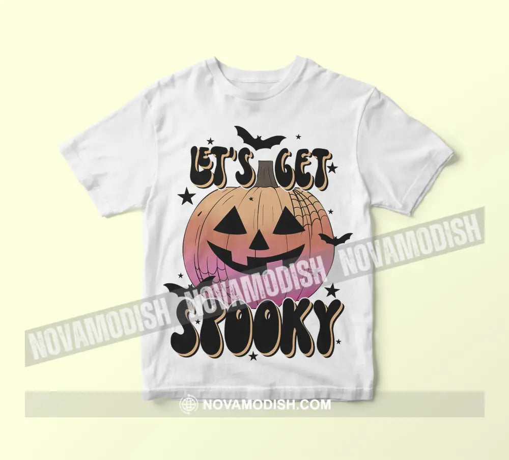 Unisex T-Shirt Halloween Let’s Get Spooky T-Shirt Hoodie