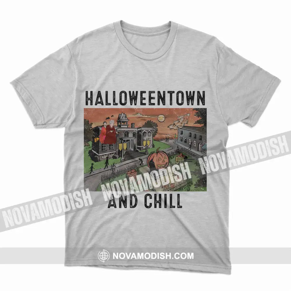 Unisex T-Shirt Halloween Halloween Town T-Shirt Hoodie