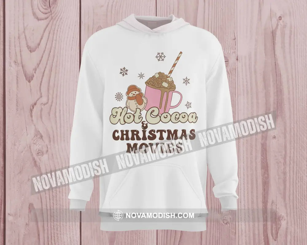 Unisex T-Shirt Hot Cocoa And Christmas Movies Christmas Hoodie Gift For T-Shirt