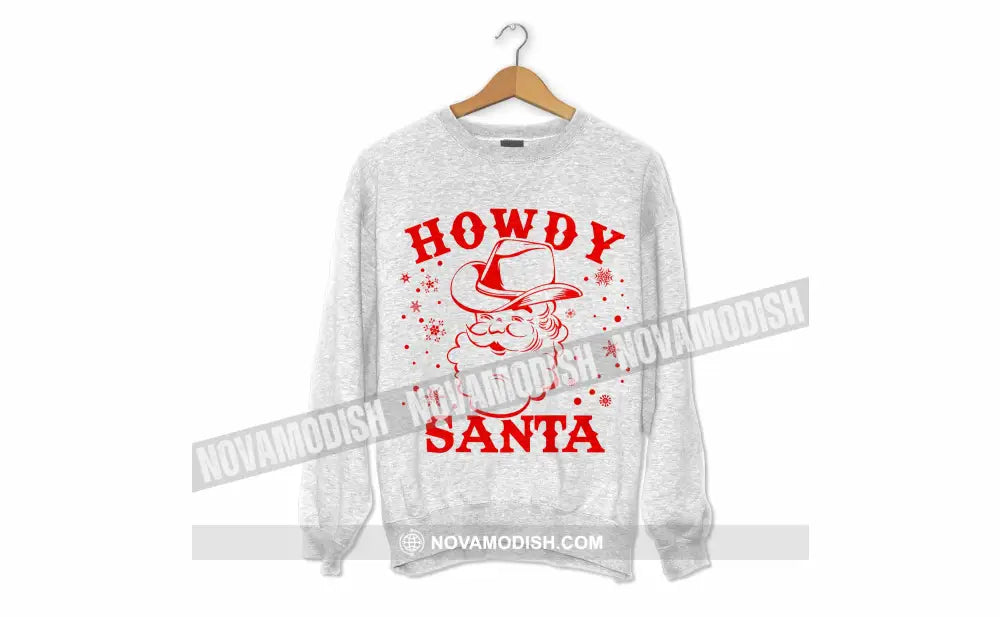 Unisex T-Shirt Howdy Santa Christmas Hoodie Gift For T-Shirt