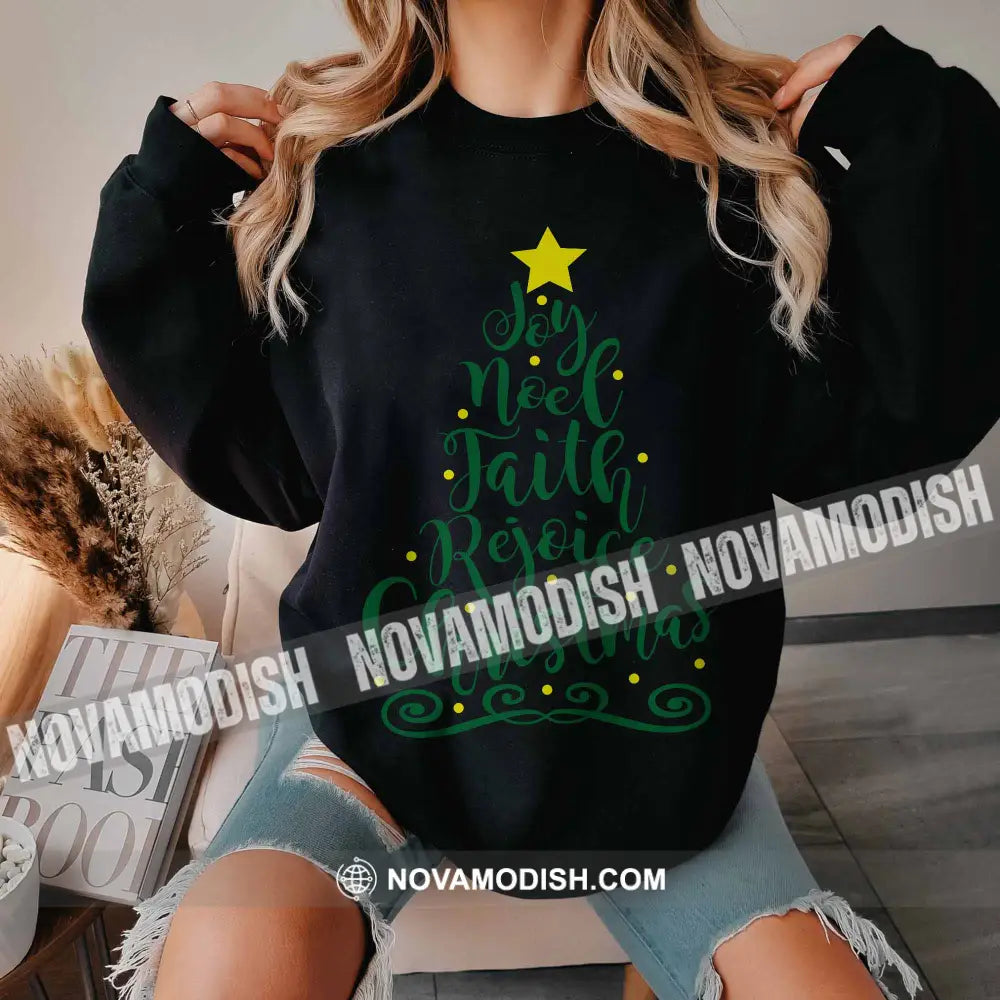 Unisex T-Shirt Joyful Christmas Tree Shirt Christmas Hoodie Gift For T-Shirt