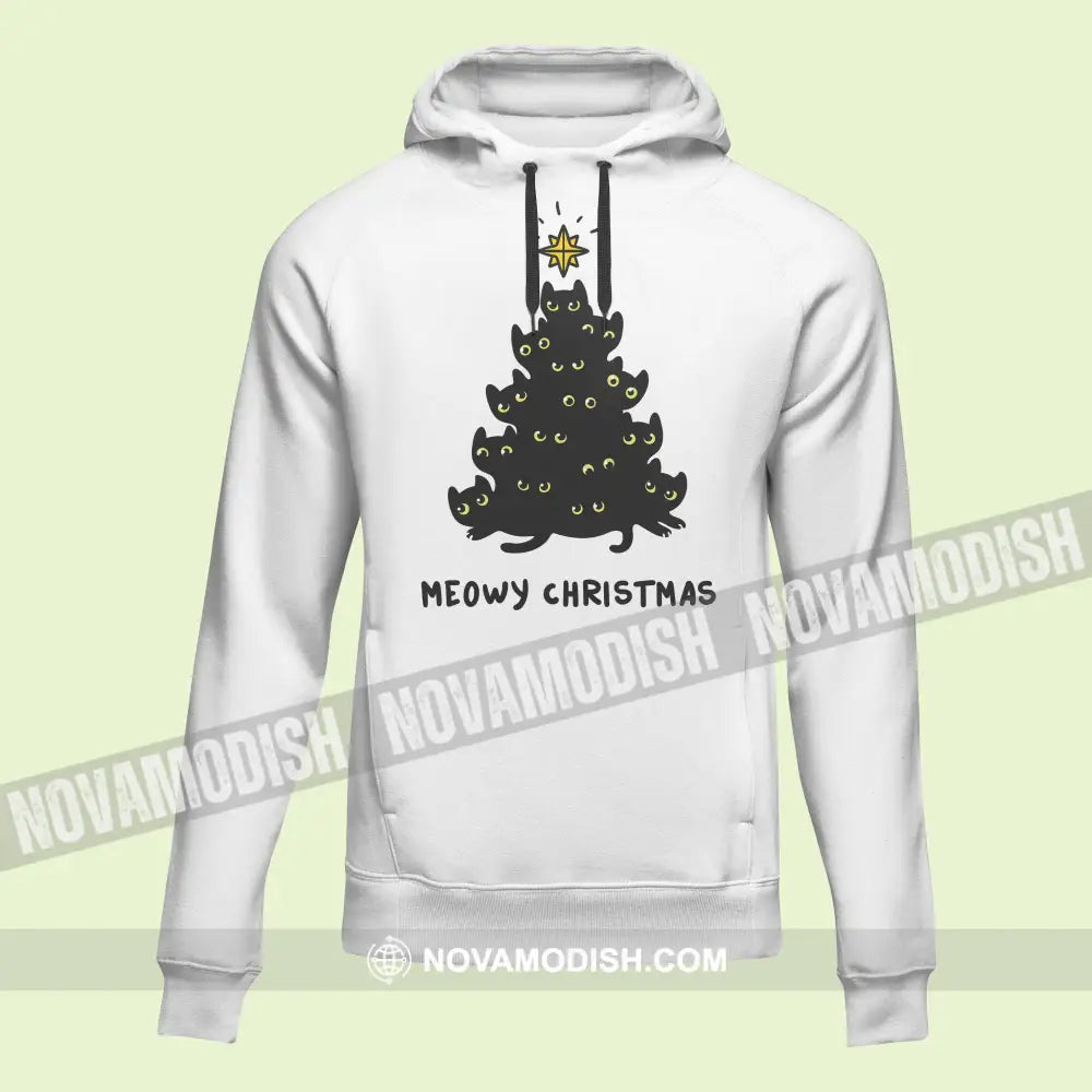 Unisex T-Shirt Meowy Christmas Christmas Hoodie Gift For T-Shirt