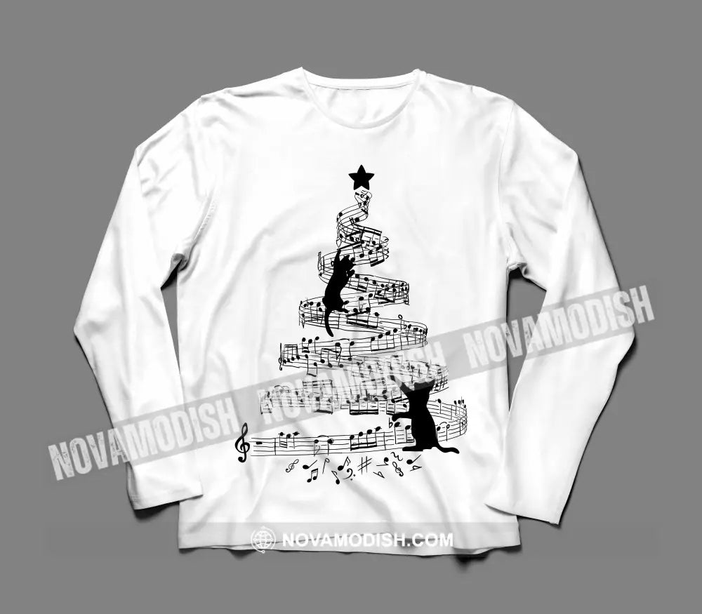 Unisex T-Shirt Meowy Christmas Song Christmas Hoodie Gift For T-Shirt