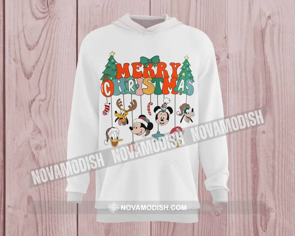 Unisex T-Shirt Merry Christmas Disney Friends Christmas Hoodie Gift For T-Shirt