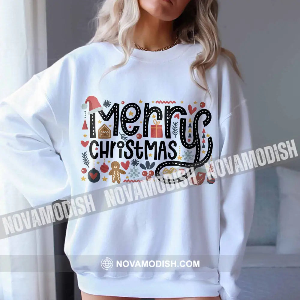 Unisex T-Shirt Merry Christmas Christmas Hoodie Gift For T-Shirt