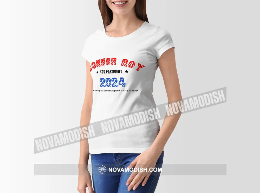 Unisex T-Shirt Roy For President T-Shirt Classic Tee / White S