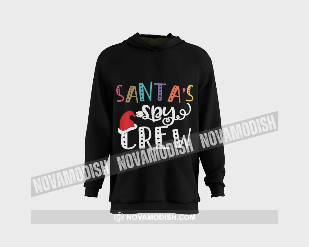 Unisex T-Shirt Santa’s Spy Crew Shirt Christmas Hoodie Gift For T-Shirt