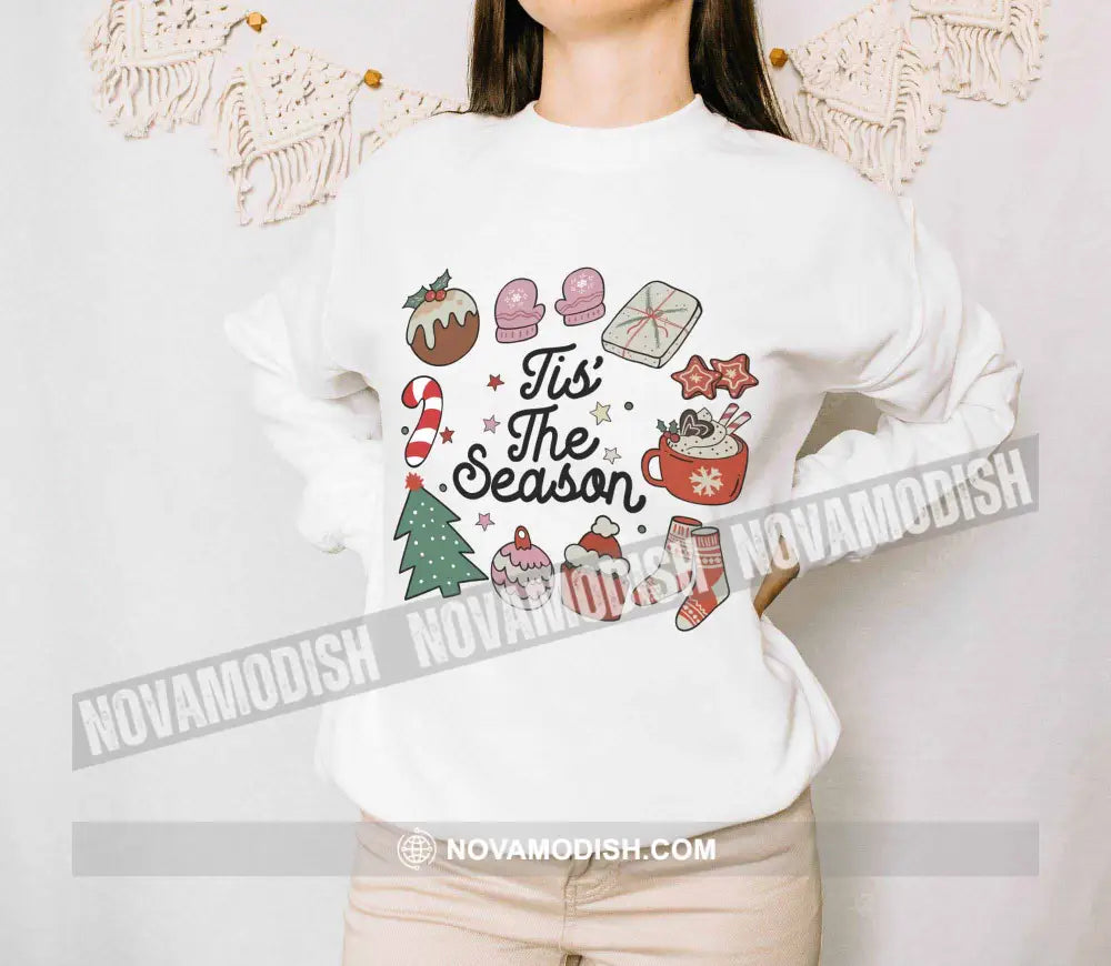 Unisex T-Shirt The Season Christmas Hoodie Gift For T-Shirt