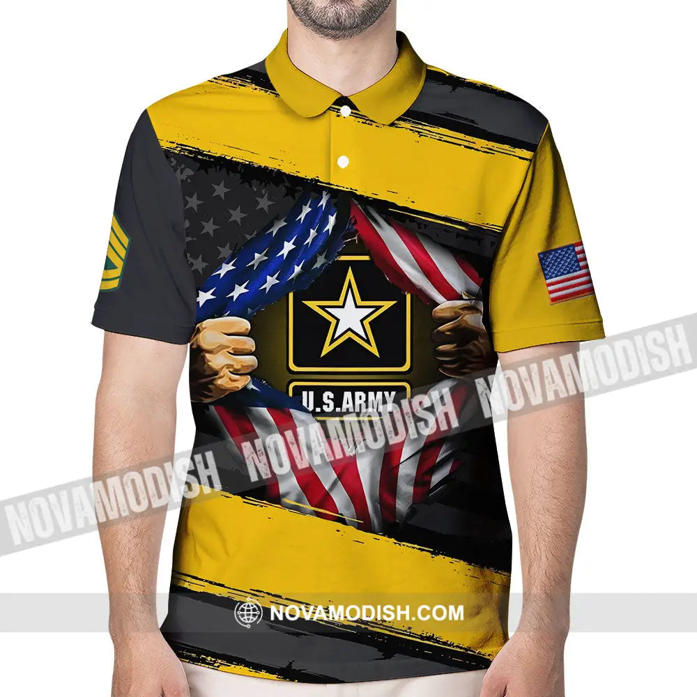 United States Army - American Soldiers Est 1775 Customized U.s. Veteran Polo Shirt Gift For