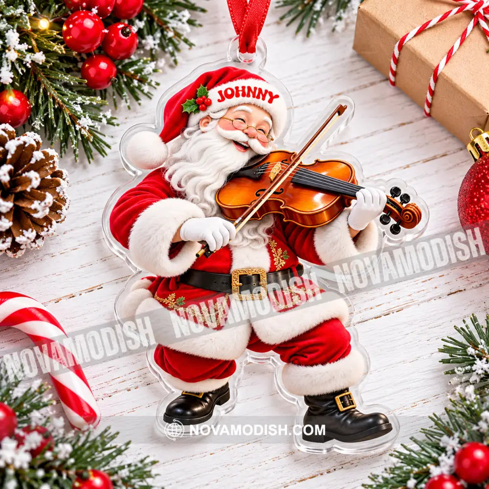 Violin Home Decor Christmas Ornament Personalized Ornament - Ornament