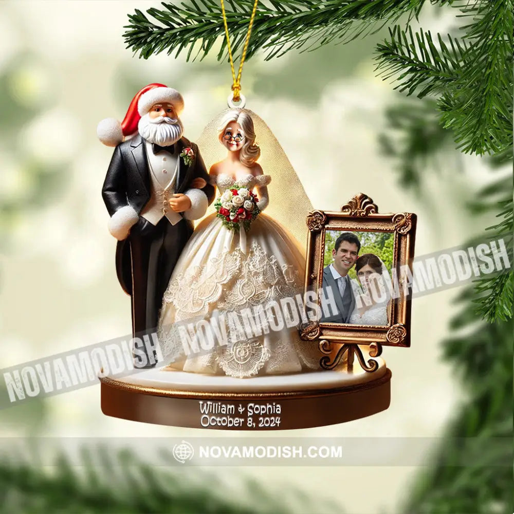 Wedding Home Decor Christmas Ornament Personalized