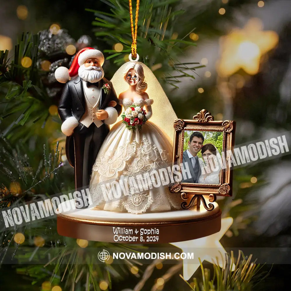 Wedding Home Decor Christmas Ornament Personalized