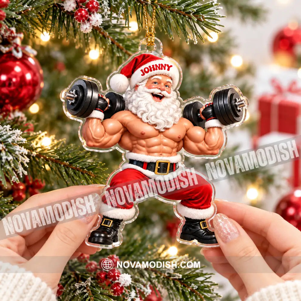 Weightlifting Home Decor Christmas Ornament Personalized Ornament - Ornament