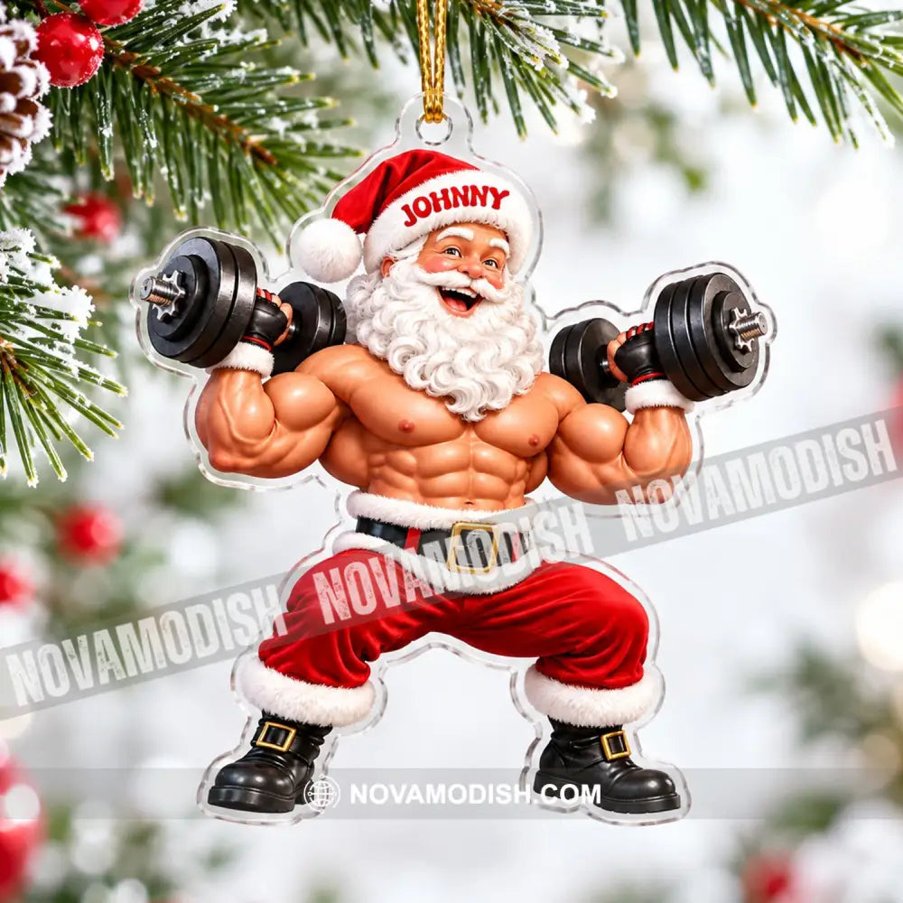Weightlifting Home Decor Christmas Ornament Personalized Ornament - Ornament