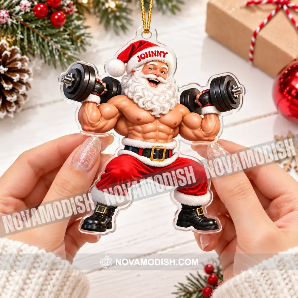 Weightlifting Home Decor Christmas Ornament Personalized Ornament - Ornament