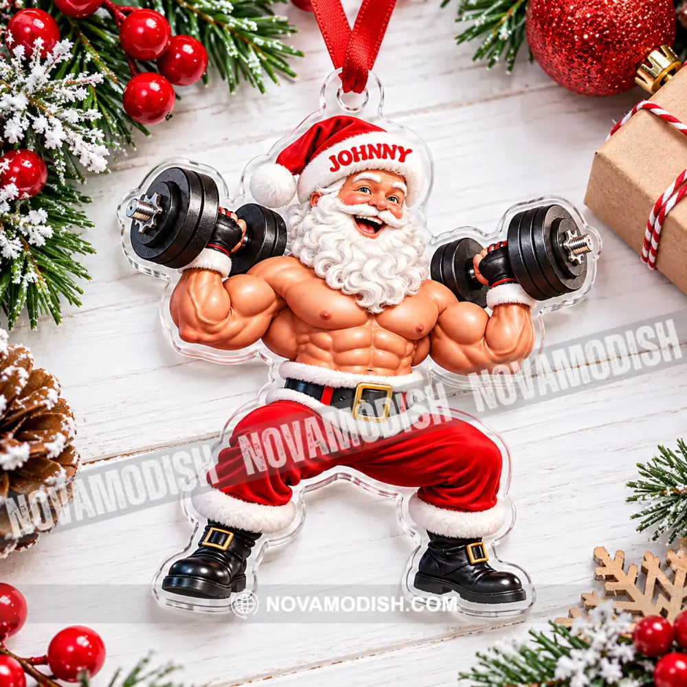 Weightlifting Home Decor Christmas Ornament Personalized Ornament - Ornament
