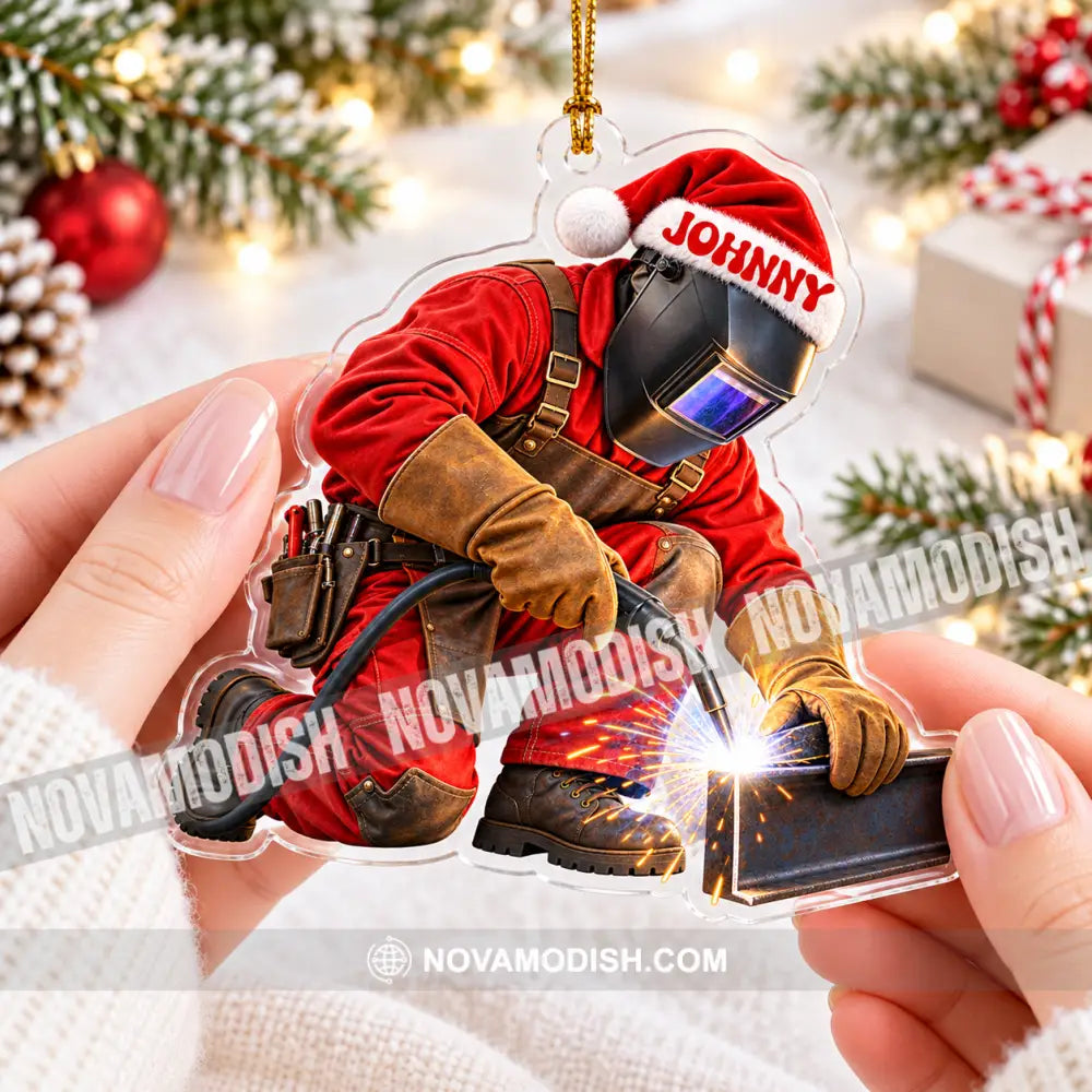 Welder Home Decor Christmas Ornament Personalized Ornament - Ornament