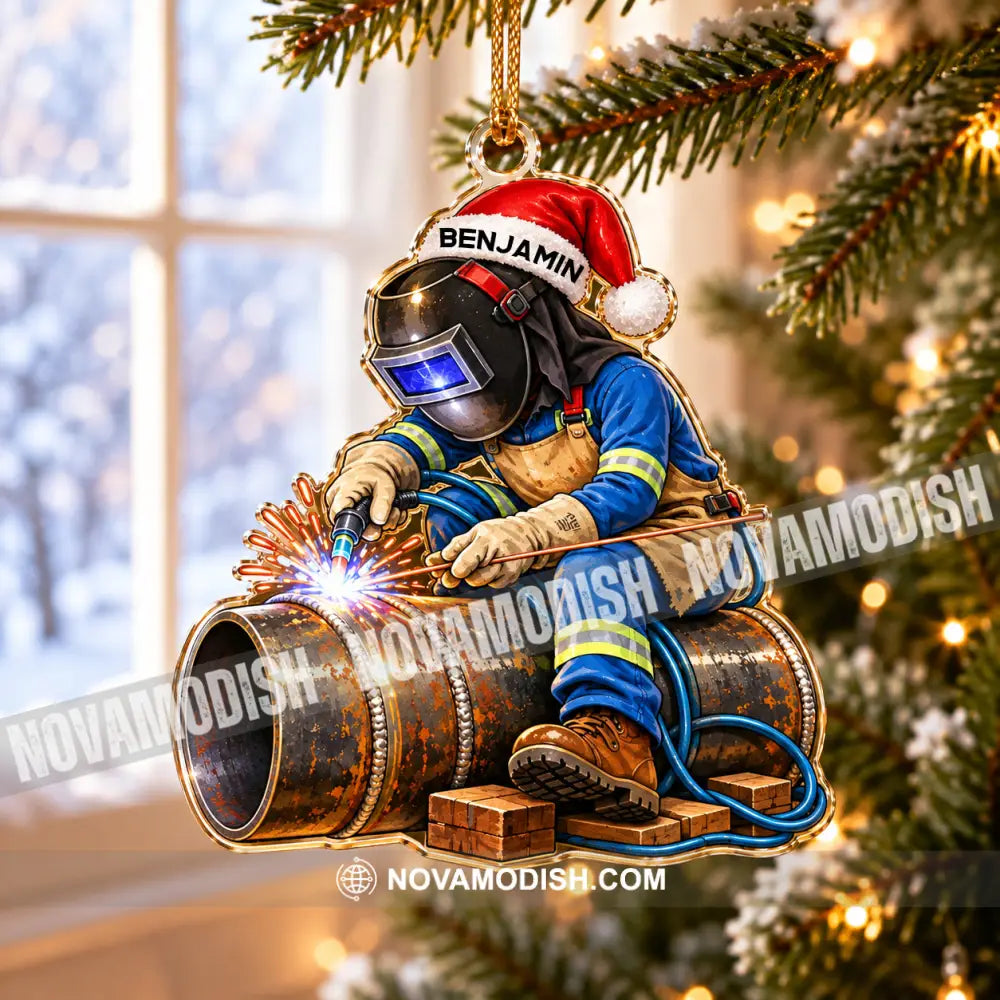 Welder Home Decor Christmas Ornament Personalized Ornament - Ornament