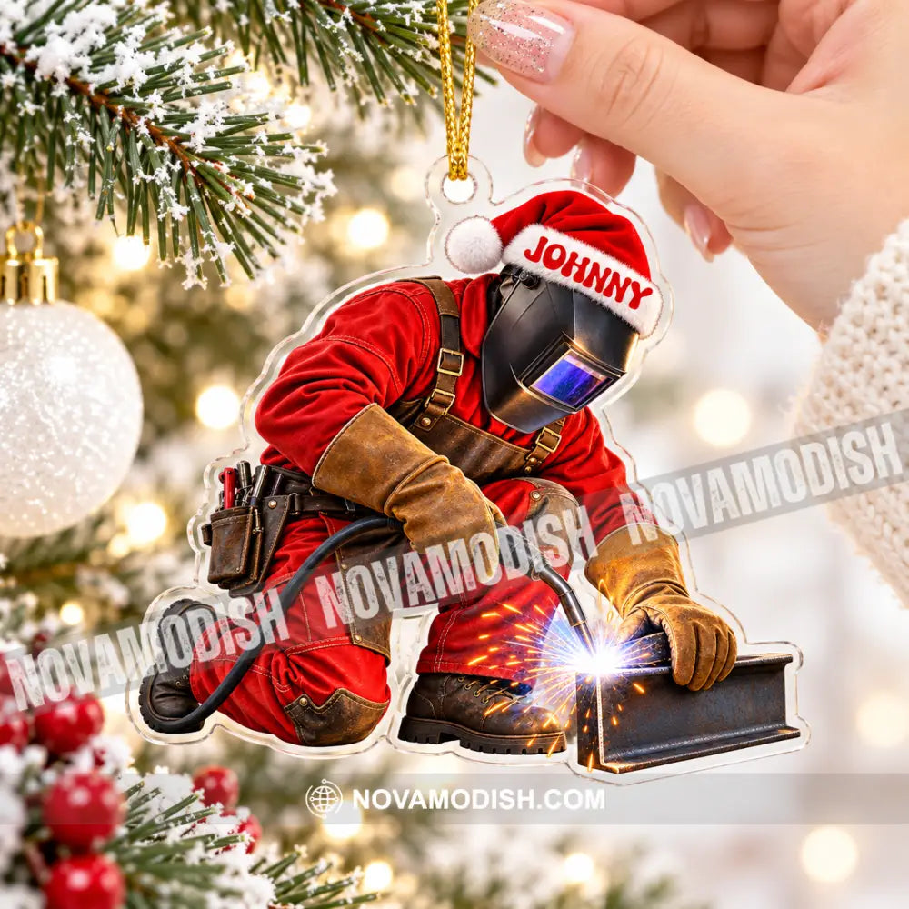 Welder Home Decor Christmas Ornament Personalized Ornament - Ornament