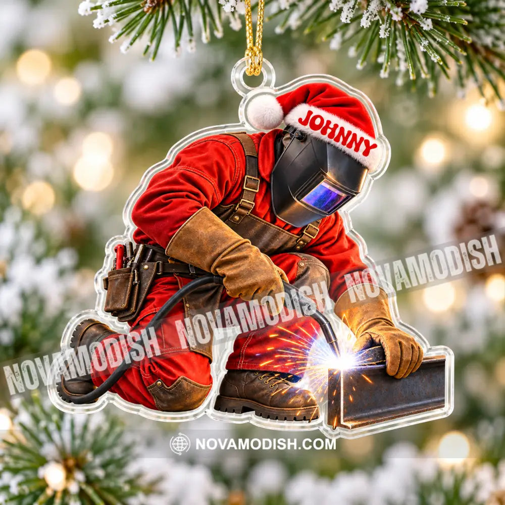 Welder Home Decor Christmas Ornament Personalized Ornament - Ornament