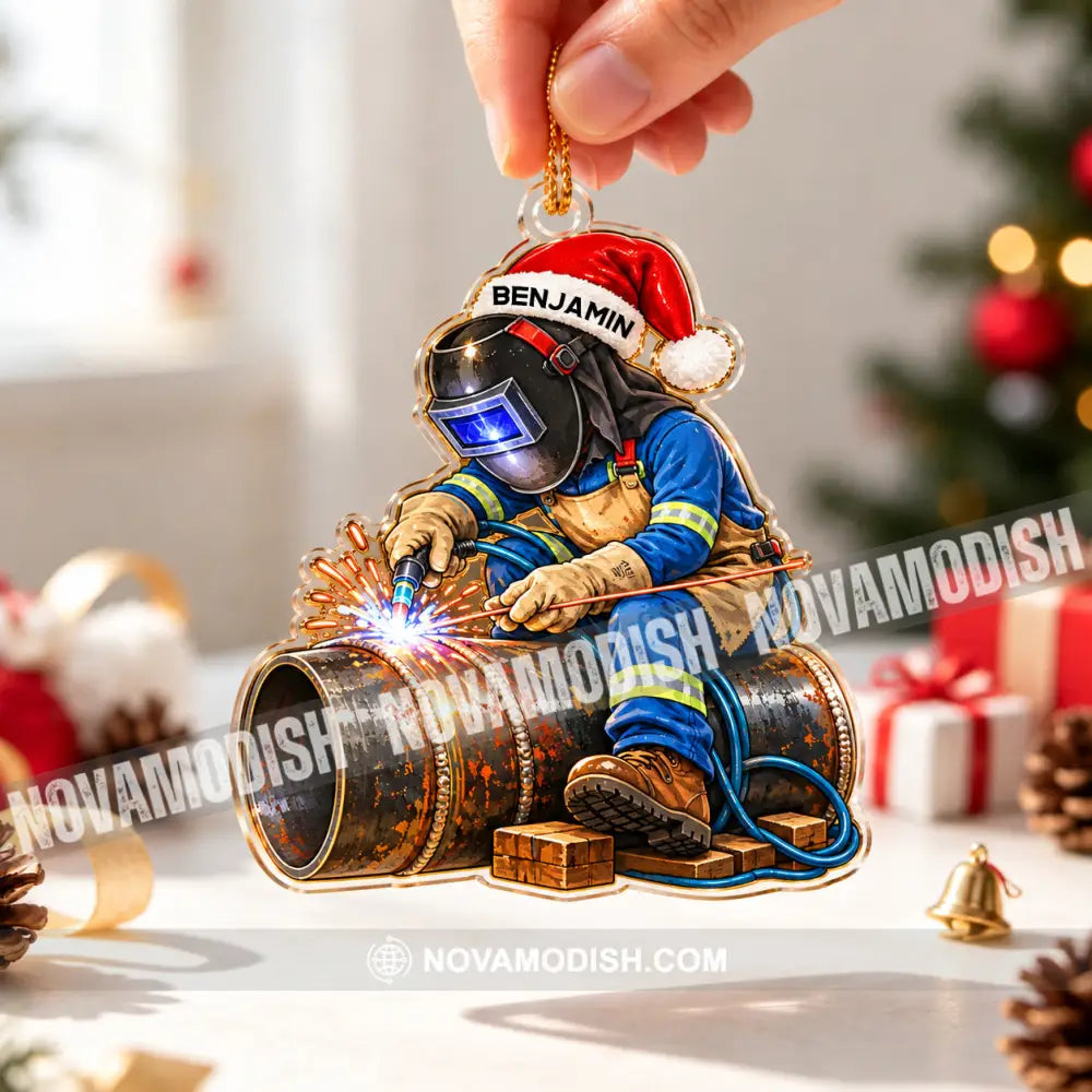 Welder Home Decor Christmas Ornament Personalized Ornament - Ornament