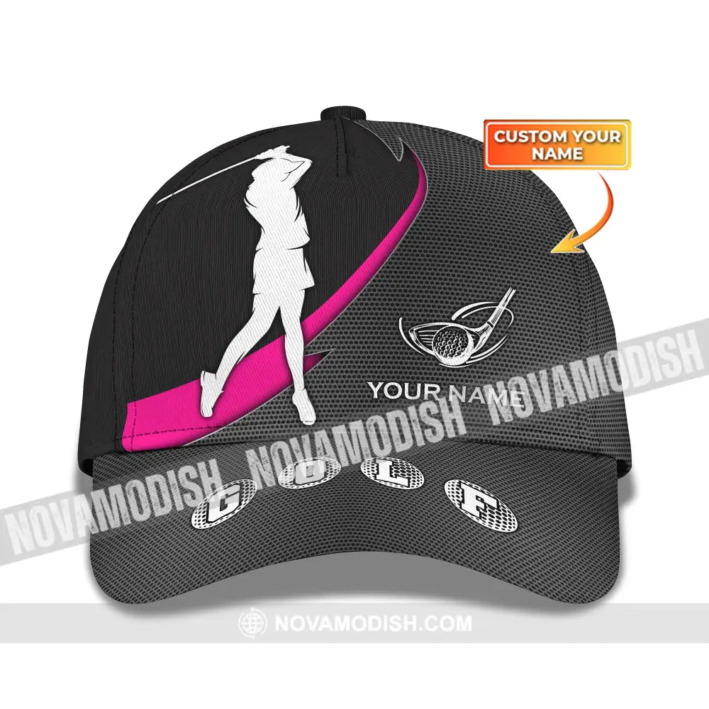 Woman Cap Personalized Golf Classic Hat Gift For Golfter Golfing Gifts T-Shirt