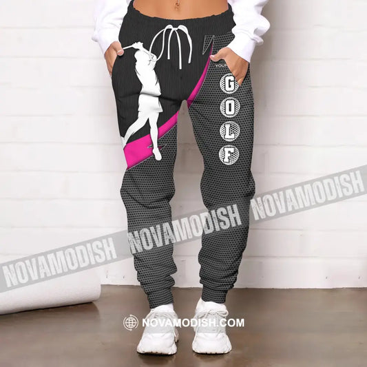 Woman Jogger Custom Golf Pants Gift For Golfter Tee Golfing Gifts