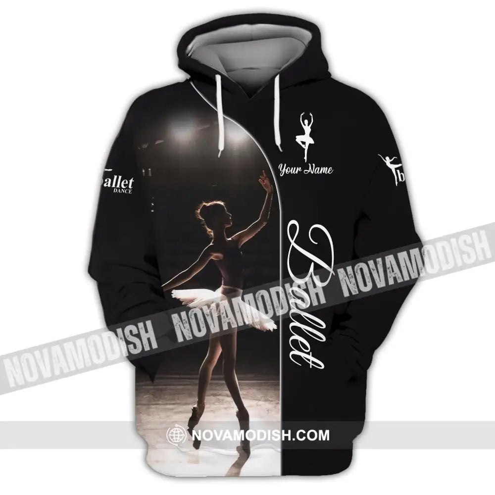 Woman Shirt Custom Name Ballet T-Shirt Gift Hoodie / S T-Shirt