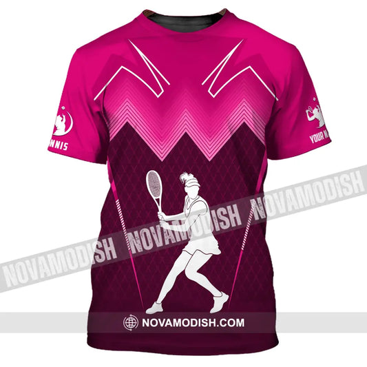 Woman Shirt Tennis Polo T-Shirt Lover Gift Player Apparel / S