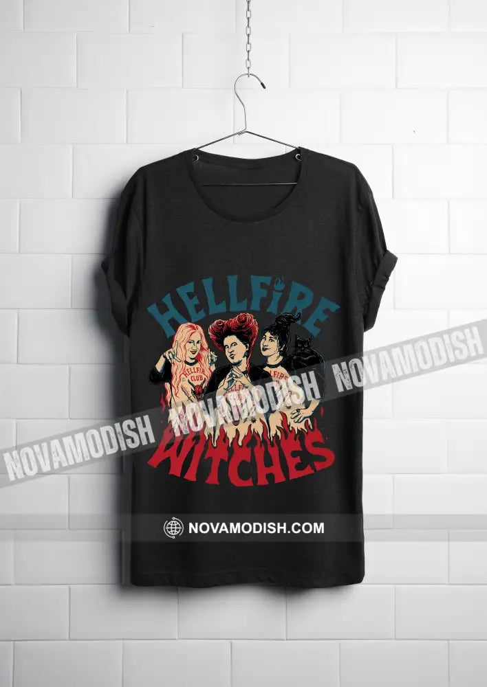 Woman T-Shirt Halloween Hellfire Witches T-Shirt Hoodie