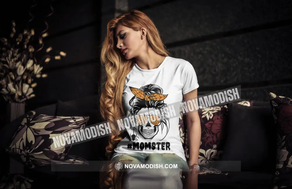 Woman T-Shirt Halloween Momster T-Shirt Hoodie