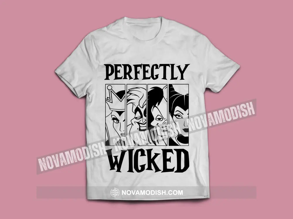 Woman T-Shirt Halloween Perfectly Wicked T-Shirt