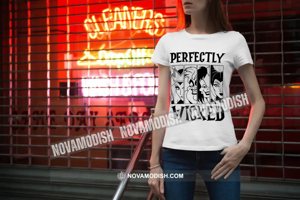 Woman T-Shirt Halloween Perfectly Wicked T-Shirt