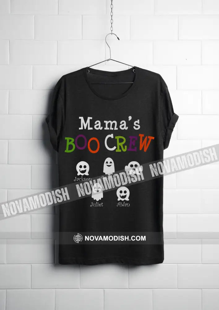 Woman T-Shirt Halloween Personalized Boo Crew T-Shirt