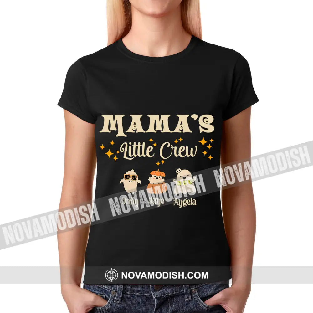 Woman T-Shirt Halloween Personalized Little Crew T-Shirt