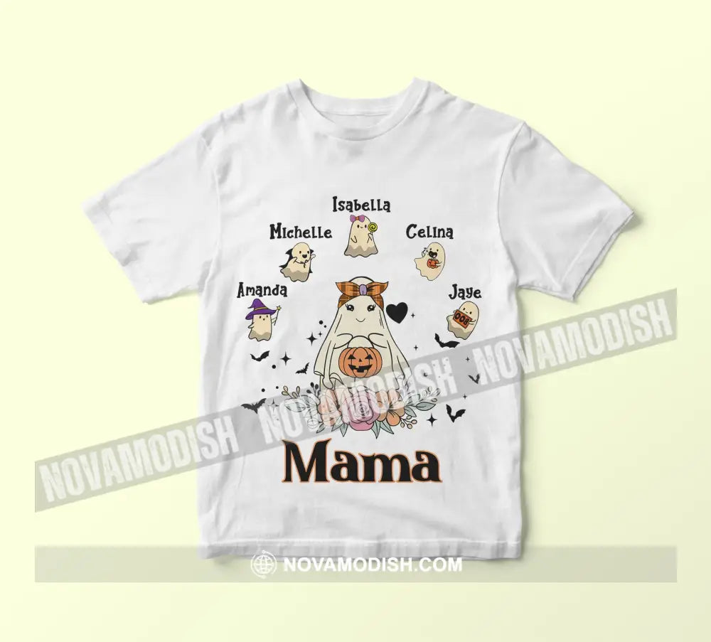 Woman T-Shirt Halloween Personalized Mommy Boo T-Shirt Hoodie