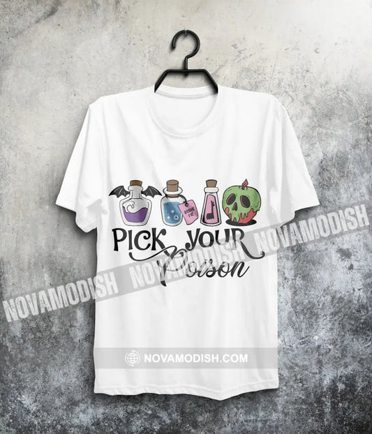 Woman T-Shirt Halloween Pick Your Poison T-Shirt Hoodie