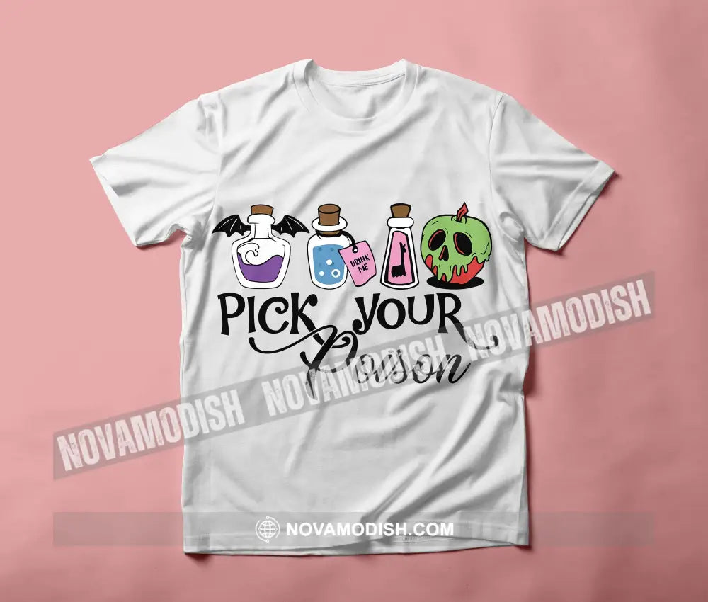 Woman T-Shirt Halloween Pick Your Poison T-Shirt Hoodie