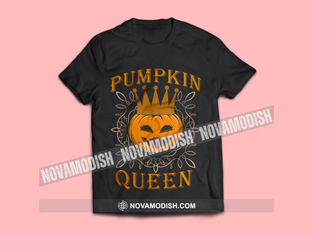 Woman T-Shirt Halloween Pumpkin Queen T-Shirt