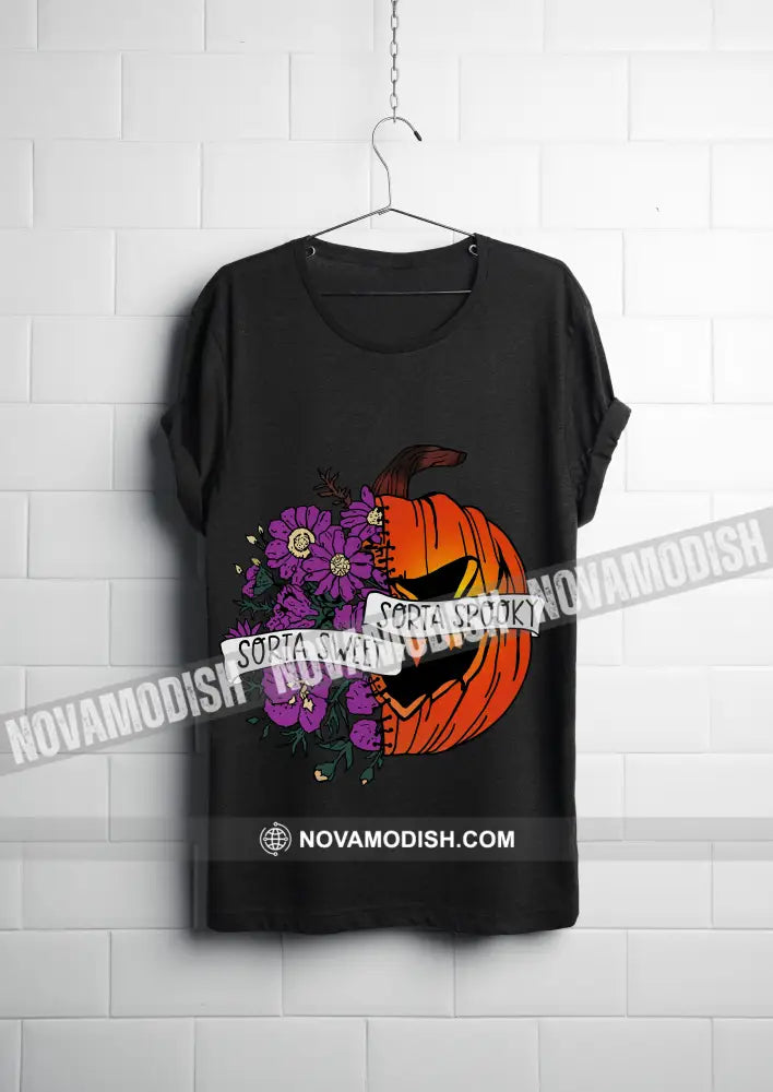 Woman T-Shirt Halloween Sorta Sweet Spooky T-Shirt