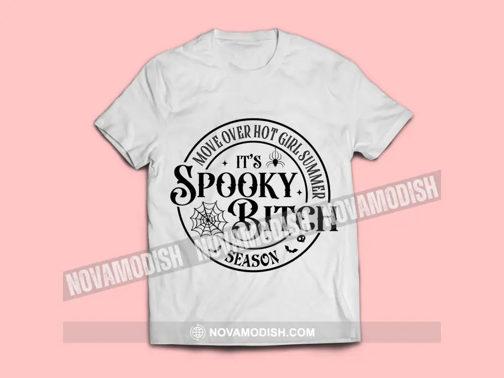 Woman T-Shirt Halloween Spooky Bitch T-Shirt