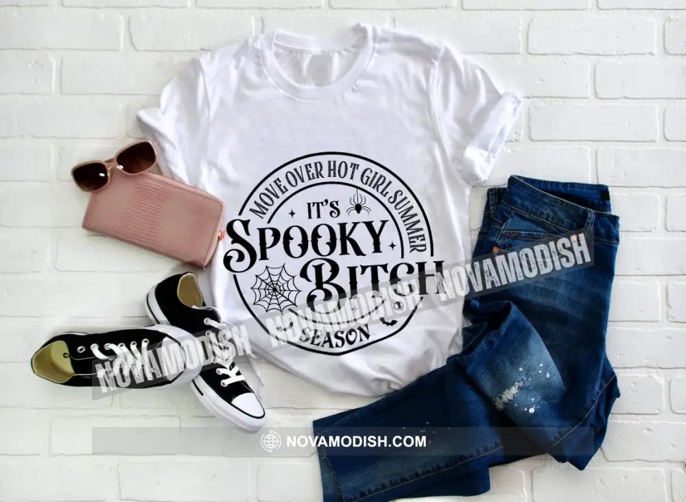 Woman T-Shirt Halloween Spooky Bitch T-Shirt