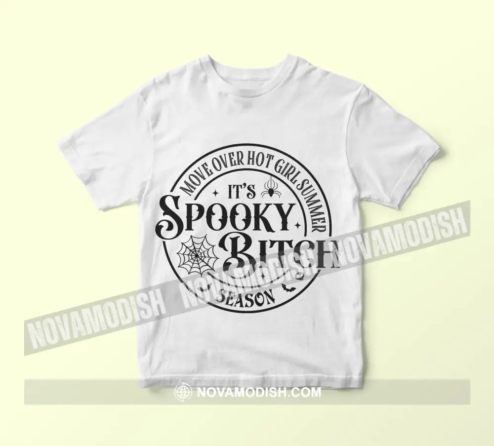 Woman T-Shirt Halloween Spooky Bitch T-Shirt