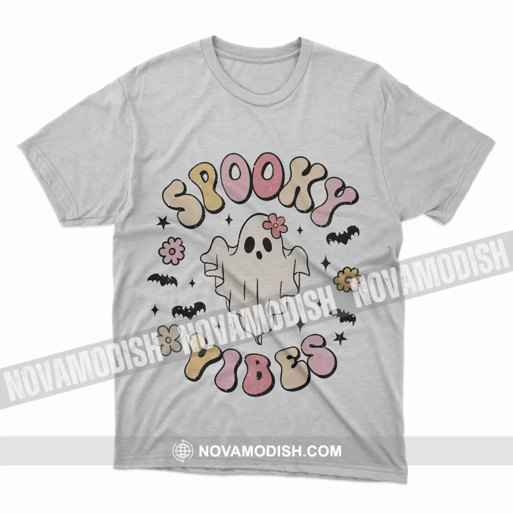 Woman T-Shirt Halloween Spooky Vibes T-Shirt