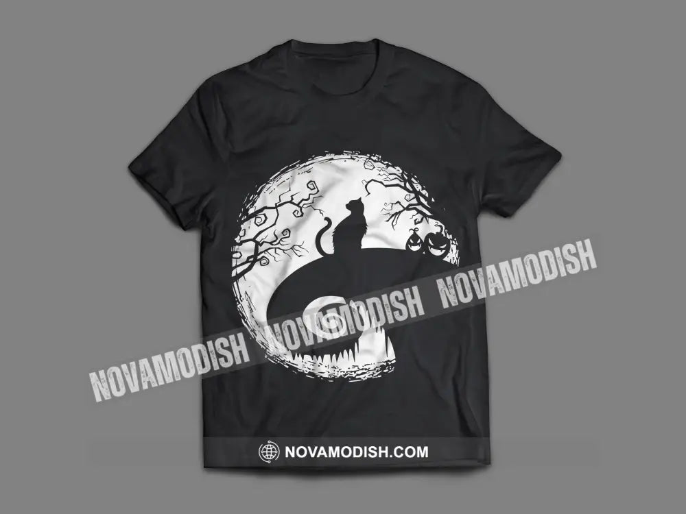 Woman T-Shirt Halloween The Moon T-Shirt