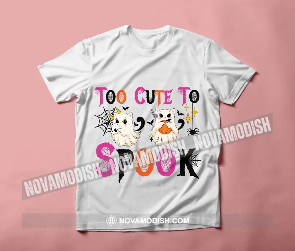 Woman T-Shirt Halloween Too Cute To Spook T-Shirt Hoodie