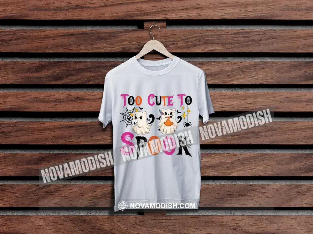Woman T-Shirt Halloween Too Cute To Spook T-Shirt Hoodie
