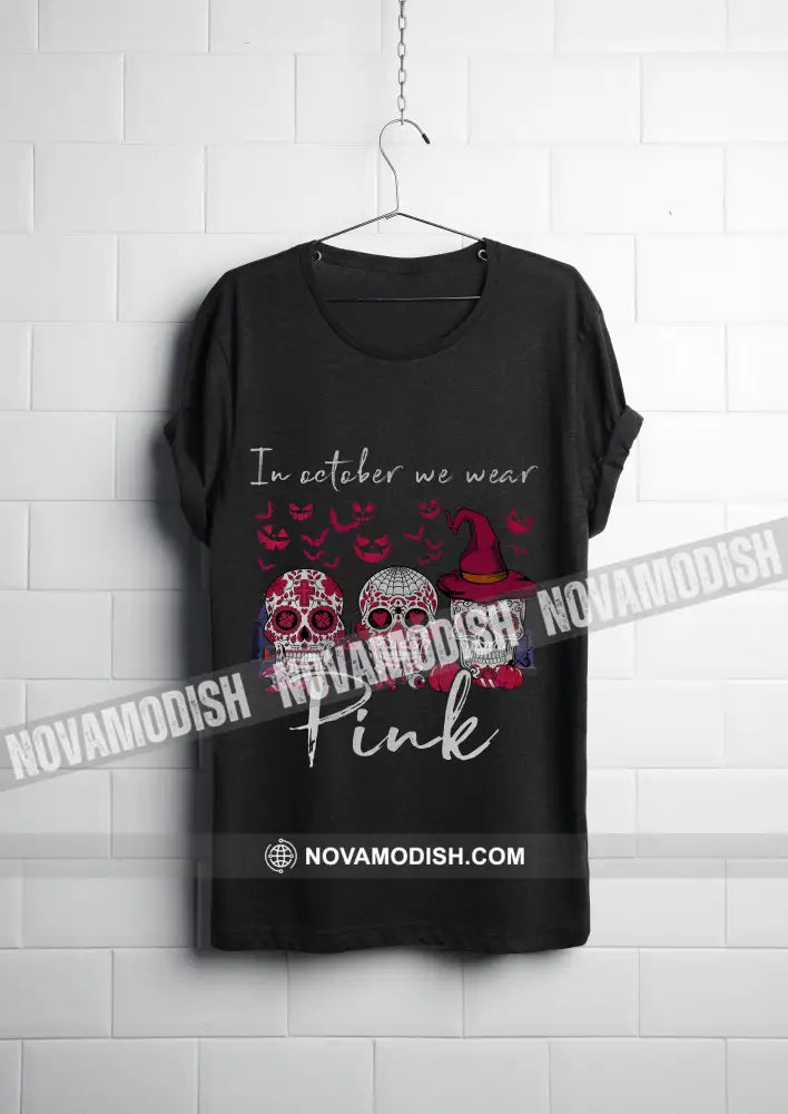 Woman T-Shirt Halloween We Wear Pink T-Shirt