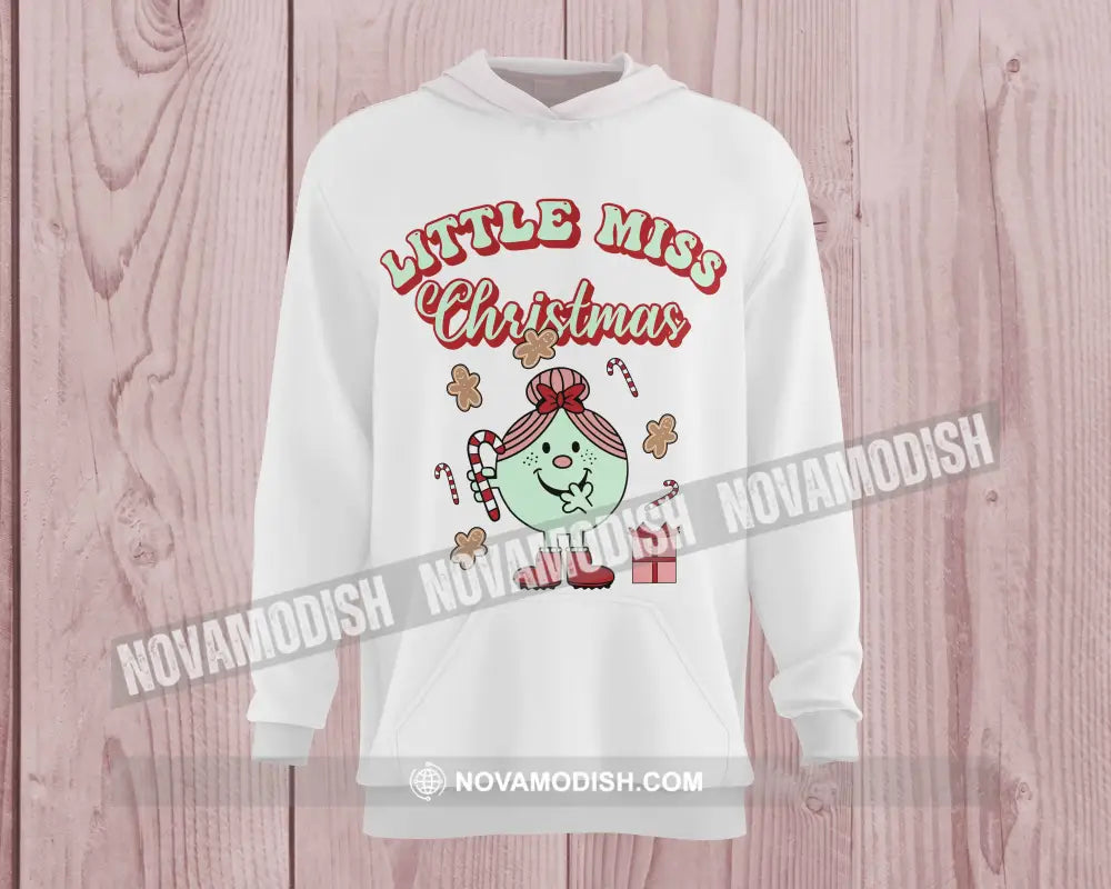 Woman T-Shirt Little Miss Christmas Christmas Hoodie Gift For T-Shirt