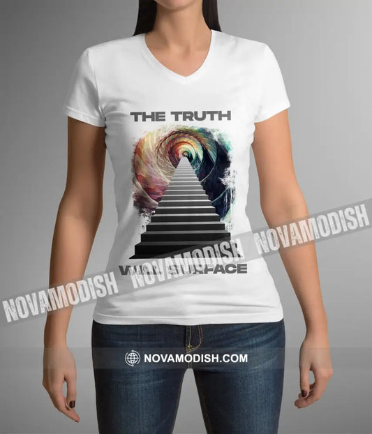 Woman T-Shirt The Truth Will Surface Silo Shirt Classic Tee / White S T-Shirt